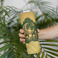 Eid al-Fitr Skinny Tumbler Khair Mubarak Islamic Pattern