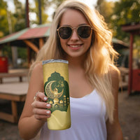 Eid al-Fitr Skinny Tumbler Khair Mubarak Islamic Pattern