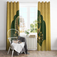 Eid al-Fitr Window Curtain Khair Mubarak Islamic Pattern