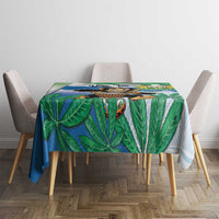 Personalised Sierra Leone Independence Day Tablecloth Funny Chimpanzee With Drum