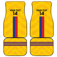 Custom Colombia Football Car Mats Vamos Los Cafeteros