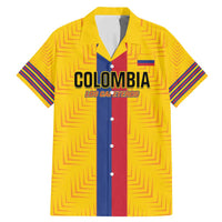 Custom Colombia Football Family Matching Mermaid Dress and Hawaiian Shirt Vamos Los Cafeteros