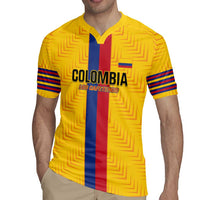 Custom Colombia Football Rugby Jersey Vamos Los Cafeteros