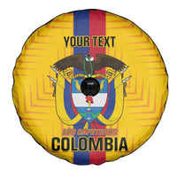 Custom Colombia Football Spare Tire Cover Vamos Los Cafeteros