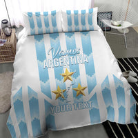 Custom Argentina Football Bedding Set Vamos La Albiceleste
