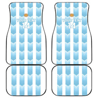 Custom Argentina Football Car Mats Vamos La Albiceleste