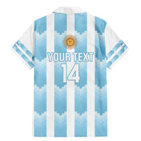 Custom Argentina Football Family Matching Mermaid Dress and Hawaiian Shirt Vamos La Albiceleste