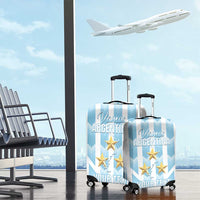 Custom Argentina Football Luggage Cover Vamos La Albiceleste