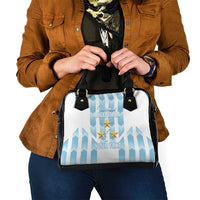 Custom Argentina Football Shoulder Handbag Vamos La Albiceleste
