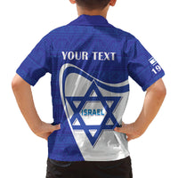 Personalised Israel Independence Day Family Matching Tank Maxi Dress and Hawaiian Shirt 2024 Yom Haatzmaut - Wonder Print Shop