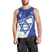 Personalised Israel Independence Day Men Tank Top 2024 Yom Haatzmaut - Wonder Print Shop