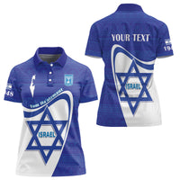 Personalised Israel Independence Day Women Polo Shirt 2024 Yom Haatzmaut - Wonder Print Shop