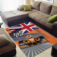 Personalised British Norris Area Rug 2025 Champion Australia GP