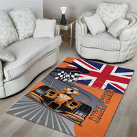 Personalised British Norris Area Rug 2025 Champion Australia GP