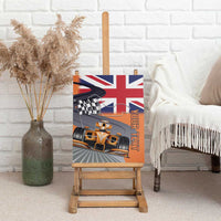 Personalised British Norris Canvas Wall Art 2025 Champion Australia GP