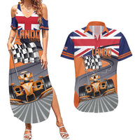 Personalised British Norris Couples Matching Summer Maxi Dress and Hawaiian Shirt 2025 Champion Australia GP