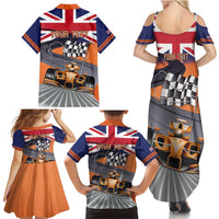 Personalised British Norris Family Matching Summer Maxi Dress and Hawaiian Shirt 2025 Champion Australia GP
