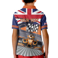 Personalised British Norris Kid Polo Shirt 2025 Champion Australia GP