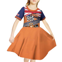 Personalised British Norris Kid Short Sleeve Dress 2025 Champion Australia GP