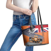Personalised British Norris Leather Tote Bag 2025 Champion Australia GP