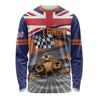 Personalised British Norris Long Sleeve Shirt 2025 Champion Australia GP