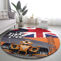 Personalised British Norris Round Carpet 2025 Champion Australia GP