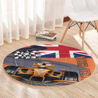 Personalised British Norris Round Carpet 2025 Champion Australia GP