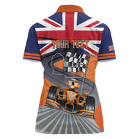 Personalised British Norris Women Polo Shirt 2025 Champion Australia GP