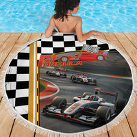Racing Car 2025 Beach Blanket Born To Speed