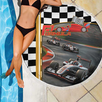 Racing Car 2025 Beach Blanket Born To Speed