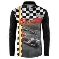 Racing Car 2025 Button Sweatshirt Born To Speed