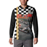 Racing Car 2025 Button Sweatshirt Born To Speed