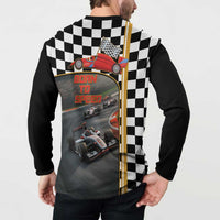 Racing Car 2025 Button Sweatshirt Born To Speed