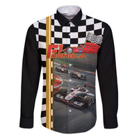 Racing Car 2025 Family Matching Puletasi and Hawaiian Shirt Born To Speed