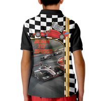 Racing Car 2025 Kid Polo Shirt Born To Speed
