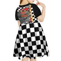 Racing Car 2025 Kid Short Sleeve Dress Born To Speed