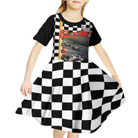 Racing Car 2025 Kid Short Sleeve Dress Born To Speed