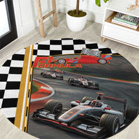 Racing Car 2025 Round Carpet Born To Speed