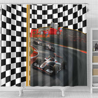 Racing Car 2025 Shower Curtain Born To Speed