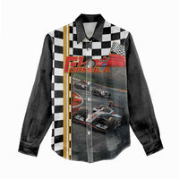 Racing Car 2025 Women Casual Shirt Born To Speed