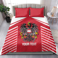 Custom Austria Football Bedding Set Come On Das Team