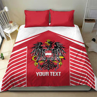 Custom Austria Football Bedding Set Come On Das Team