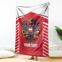 Custom Austria Football Blanket Come On Das Team