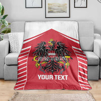 Custom Austria Football Blanket Come On Das Team