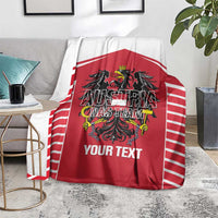 Custom Austria Football Blanket Come On Das Team