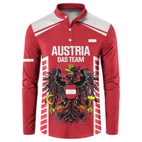 Custom Austria Football Button Sweatshirt Come On Das Team