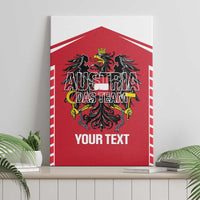 Custom Austria Football Canvas Wall Art Come On Das Team