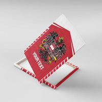 Custom Austria Football Canvas Wall Art Come On Das Team