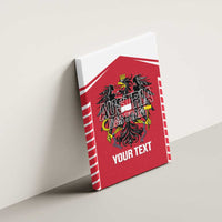 Custom Austria Football Canvas Wall Art Come On Das Team