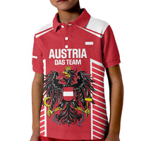 Custom Austria Football Kid Polo Shirt Come On Das Team